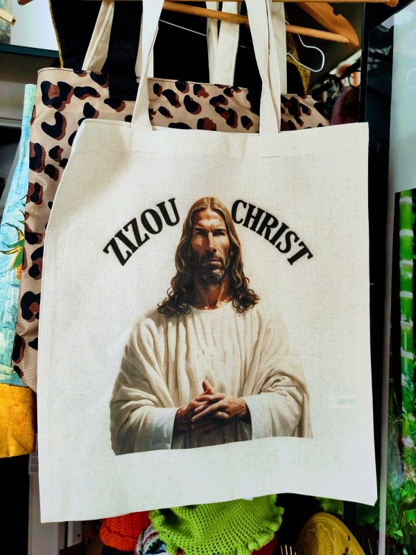 Tote-bag " Zizou-Christ "